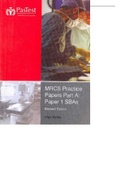 MRCS part A practice papers 