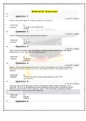 NURS 6551 final exam.