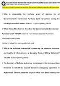 CLG 0010 DoD Governmentwide Commercial Purchase Card Overview