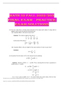  MATH 32 FALL 2022/203 FINAL EXAM - PRACTICE EXAM SOLUTIONS