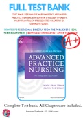 Test Bank For Hamric and Hanson's Advanced Practice Nursing 6th Edition by Eileen O'Grady, Mary Fran Tracy 9780323447751 Chapter 1-24 Complete Guide .