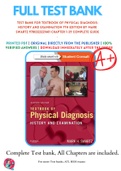 Test Bank For Textbook of Physical Diagnosis: History and Examination 7th Edition By Mark Swartz 9780323221481 Chapter 1-29 Complete Guide .