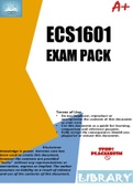 ECS1601 EXAM PACK 2024