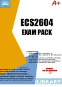 ECS2604 EXAM PACK 2023