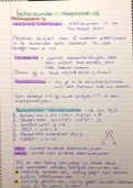 Samenvatting 5vwo hoofdstuk 12 Molecuulbouw Chemie Overal (Luwisstructuur, mesomerie, reactiemechnismen, stereo-isomerie) 