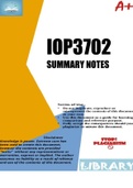 IOP3702 SUMMARY NOTES