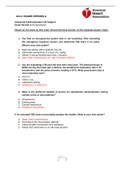 ACLS Exam Version A(Latest Version ) 50 Questions and Answers// Guaranteed A+