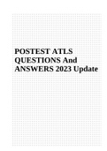 POSTEST ATLS QUESTIONS And ANSWERS 2023 Update