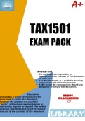 TAX1501 EXAM PACK 2023