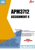 APM3712 Assignment 4 2023