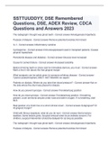 SSTTUUDDYY, DSE Remembered Questions, DSE, ADEX Review, CDCA Questions and Answers 2023