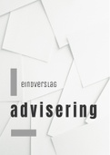 eindverslag advisering