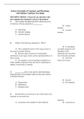 Complete Test Bank Seeleys Essentials of Anatomy and Physiology 11th Edition VanPutte Questions & Answers with rationales (Chapter 1-20)