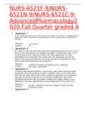 NURS-6521F-9/NURS-6521N-9/NURS-6521C-9-AdvancedPharmacology2020 Fall Quarter