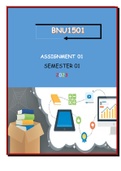 BNU1501 ASSIGNMENT 01 SEMESTER 1 2023