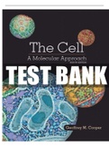 TEST BANK for Cell Molecular Approach 8th Edition by Cooper. All 20 Chapters