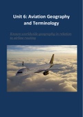 Unit 6:  Aviation Geography and Terminology