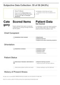 Focused Exam: Pain Completed Shadow Health-QSEN Subjective Data /LATEST 2022/2023 /100% Verified