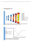 Paragraaf  2.2 tot 2.3 Biologie