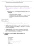 Human resource/human capital function - Business studies Gr 12 IEB summaries/notes
