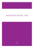 anesthesie en pijn - pijn