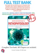 Test Bank For Pathophysiology Introductory Concepts and Clinical Perspectives with Davis Advantage including Davis Edge 2nd Edition By Theresa M Capriotti 9780803694118 Chapter 1-46 Complete Guide .