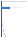 PATHOPHYSIOLOGY 6TH EDITION BANASIK TEST BANK