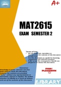 MAT2615 EXAM SEMESTER 2 2023