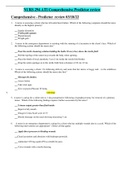 NURS 294 ATI Comprehensive Predictor review NEW 2023!!! UPDATED 1.		A nurse is assessing a client who has left-sided heart failure. Which of the following symptoms should the nurse identify as the highest priority?   	 Jugular distention  	 Frothy pink sp