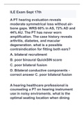 ILE Exam Sept 17th with correct answers