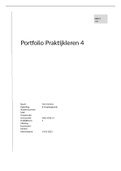 Stageportfolio Praktijkleren (PL) 4 | 8.0 | Leiderschap | Klinisch redeneren |inc. beoordeling | GVE-4.PL4-17g