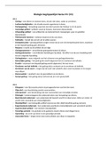 Begrippenlijst Nectar Biologie H1 - 4 VWO