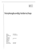 Verpleegkundig Leiderschap | PL 4 praktijkleren | 7.5 | inc. beoordeling | GVE-4.PL4-17