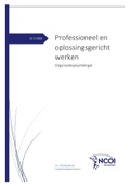 Case uitwerking Thuiswerken Professioneel en oplossingsgericht werken 