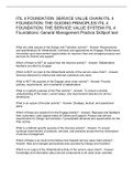 ITIL 4 FOUNDATION: SERVICE VALUE CHAIN/ ITIL 4 FOUNDATION: THE GUIDING PRINCIPLES/ ITIL 4 FOUNDATION: THE SERVICE VALUE SYSTEM/ ITIL 4 Foundations: General Management Practice Skillport test