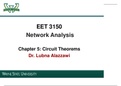 Circuit Theorems Chapter 5