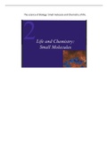 small molecule and Chemistry of life.pdf