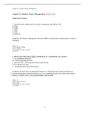 Chapter 01 Modern Project Management Answer Key