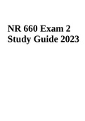 NR 660 Exam 2 Study Guide 2023