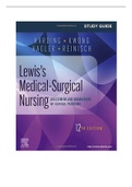 Test Bank for Lewis's Medical-Surgical Nursing: Assessment and Management of Clinical Problems 12th Edition By Marianne M. Harding, Jeffrey Kwong, Debra Hagler