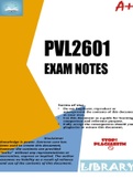 PVL2601 EXAM NOTES