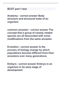 BCOT part 1 test with 100% correct answers