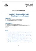 Lab 8 &9: Superposition and Maximum Power Transfer