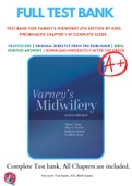 Test Bank For Varney’s Midwifery 6th Edition by King 9781284160215 Chapter 1-37 Complete Guide .