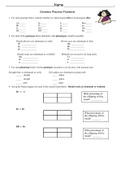 Punnet squares practice