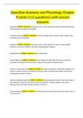 OpenStax Anatomy and Physiology Chapter 9 Joints [112 questions] with correct answers