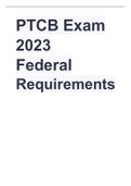 PTCB Exam 2023 Federal Requirements.