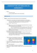 Samenvatting metabolism and hormones 2 