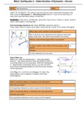 Gizmos Student Exploration| M2L2: Earthquake 2 – Determination of Epicenter - Honors