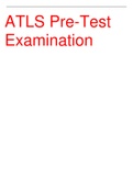 ATLS Pre-Test  Examination